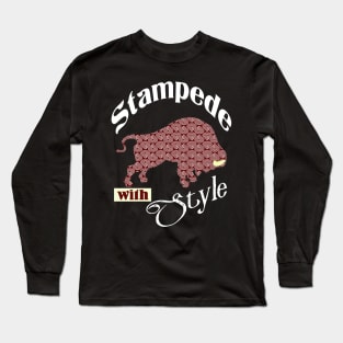 Buffalo: Stampede with Style Long Sleeve T-Shirt